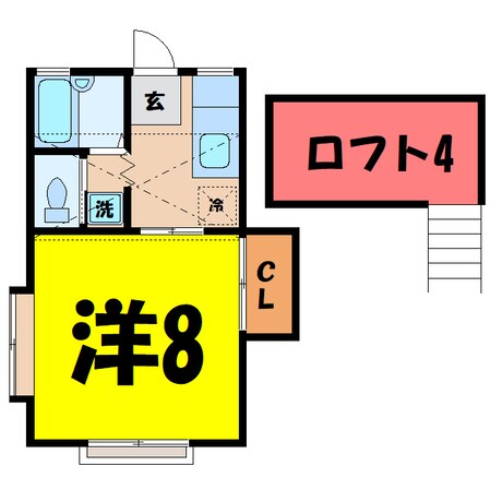 うらしまハイツ（藤岡市中栗須）の物件間取画像